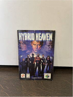 Hybrid Heaven Instruction Manual Booklet Only Nintendo 64 N64 Authentic